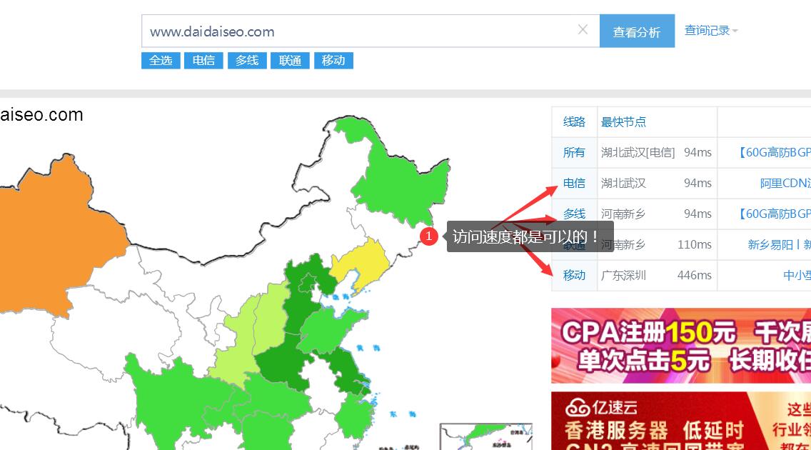 如何测试网站访问速度（简单有效）?