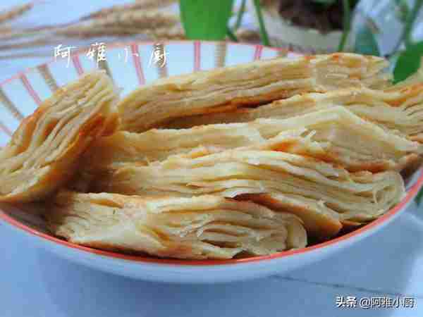 家常烙饼最简单的方法，保证层多又软又好吃，做法详细讲解