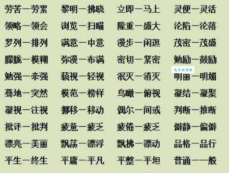 趔趄的近义词是什么？教你轻松掌握