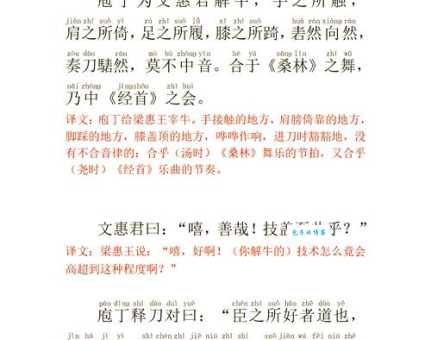 庖丁解牛的真正寓意是什么？解读庖丁解牛的哲学思想