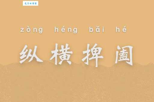 纵横捭阖是什么？深度解读成语的内涵与运用