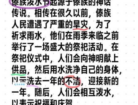 你知道傣族的传统节日吗？一起探索泼水节的独特魅力。